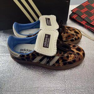 adidas Samba Pony Samba Pony Wales Bonner Leopard Womens Sneakers Brown